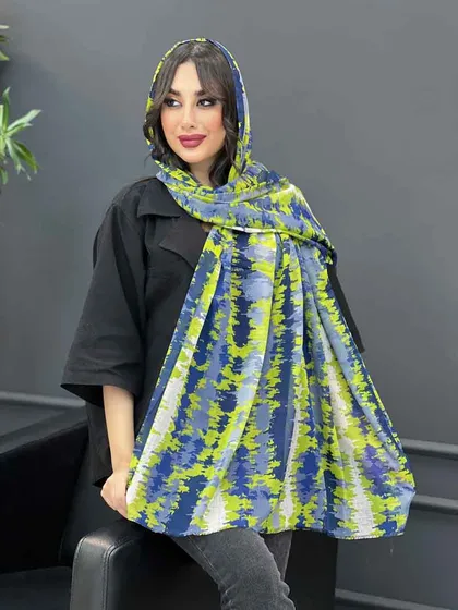 شال آبرنگی حریرنخ
