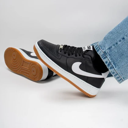 کفش کتانی اسپرت مردانه و زنانه رنگ مشکی مدل نایک NIKE AIR FORCE