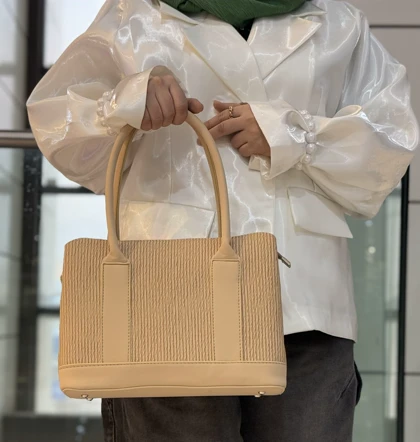 کیف زنانه بزرگ راه راه