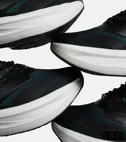 کفش کتانی مردانه و زنانه مشکی سبز Adidas Adizero مدل 7192