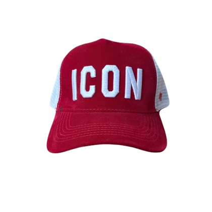 کلاه کپ بیسبالی قرمز مدل ICON