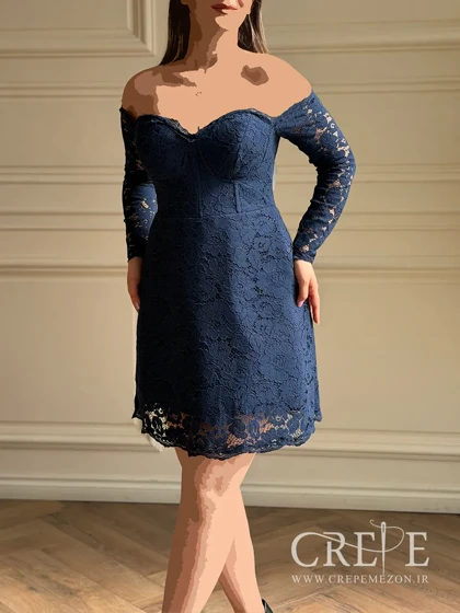 پیراهن دکلته دانتل