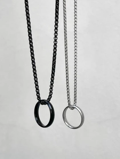 گردنبند حلقه با زنجیر ویتالی