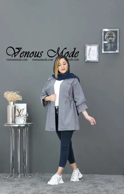 مانتو میکرو یقه چین