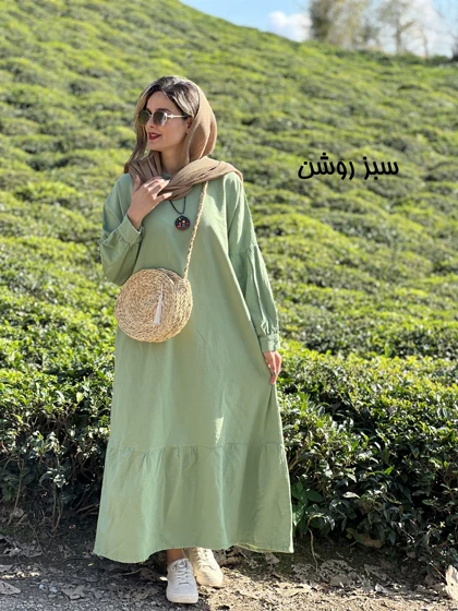 پیراهن مانتویی ساحل