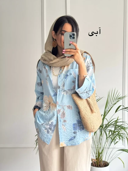 مانتو شومیزی گندم