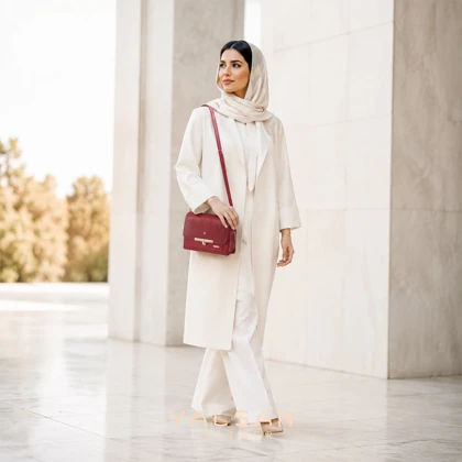 کیف دوشی زنانه چرم یلسان مدل لیندا کد106-MRV
