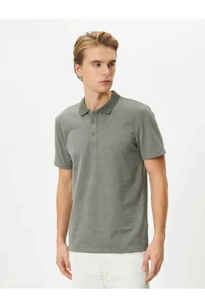 تیشرت یقه پولو مردانه koton