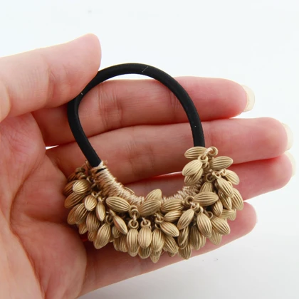 کش مو دخترانه مدل برگ