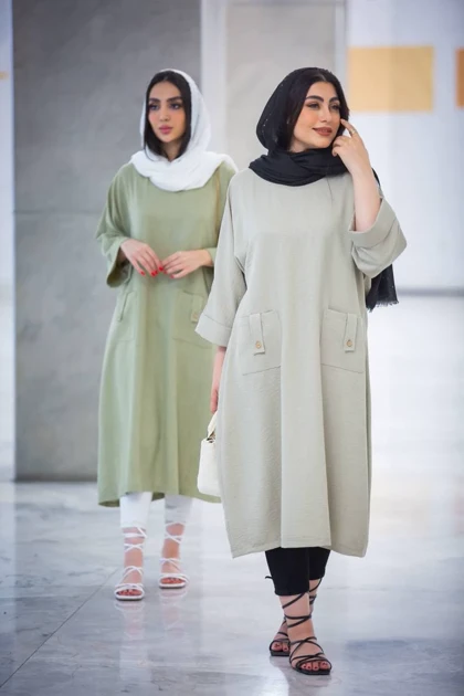 مانتو لوئیز جودون بلند ژاکلین