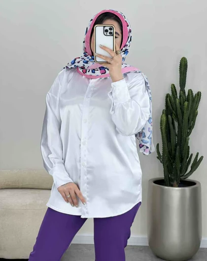شومیز ساتن (73) کد3179