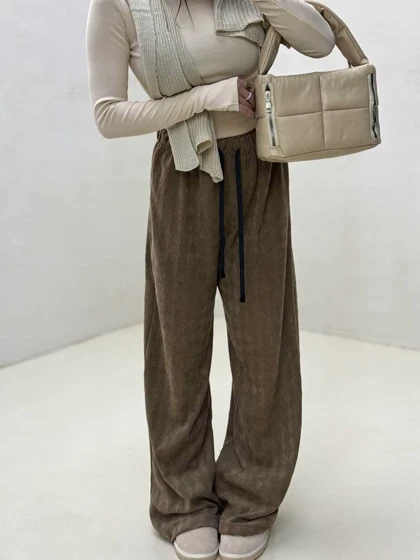 شلوار بگ طرحدار