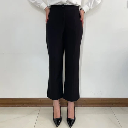 شلوار زنانه کرپ مشکی سالی (Sali) کد 6022