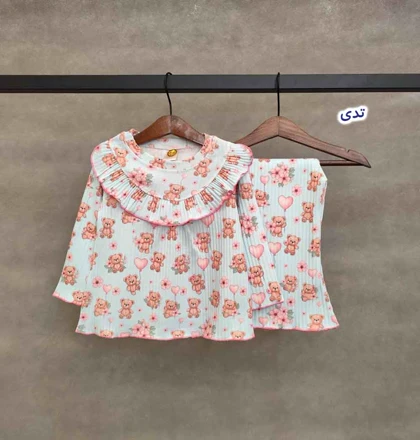 بلوز شلوار ریلی دخترانه