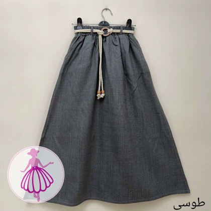 دامن پشمی کلوش بلند در رنگبندی متنوع(کد1427)