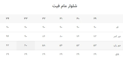 شلوار جین مام فیت M02