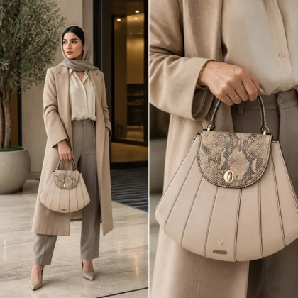 کیف دوشی و دستی زنانه مدل آتریسا کد 074-RTL