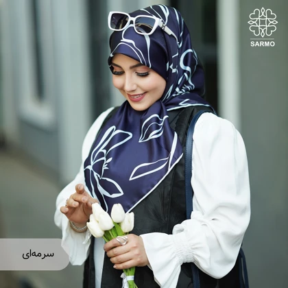 روسری ابریشم توییل طناز