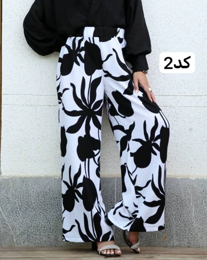 شلوار طرح دار بگی کد 2934