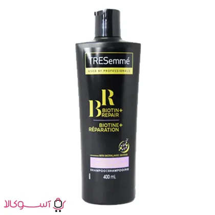 شامپو ترمیم کننده ترزمه مدل Biotin Repair حجم 400 میل