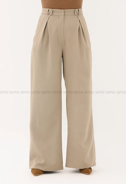 شلوار کرپ پیلی کد1005184