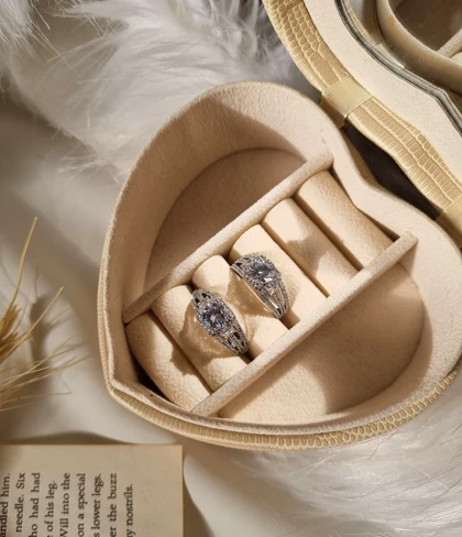 انگشتر جواهری 3لاین cm