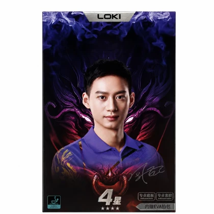 راکت پینگ پنگ لوکی LOKI R402 چهار ستاره به همراه کاور