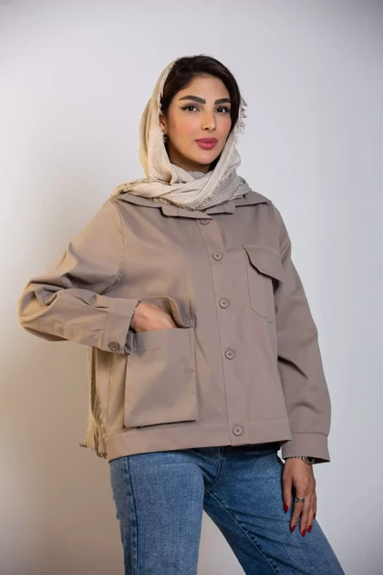 بارانی کتان آویسا