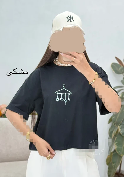 کراپ تیشرت باران