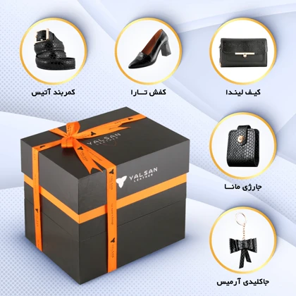 ست لاکچری زنانه چرم یلسان مدل لیندا کد 305-TARA-ARS-MAN-ATS-MRV