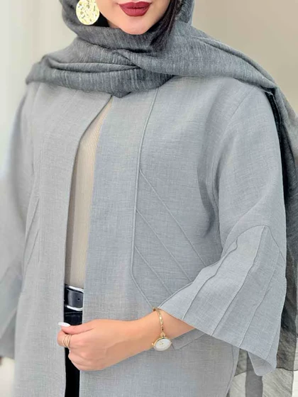 مانتو برش‌دار جلو باز