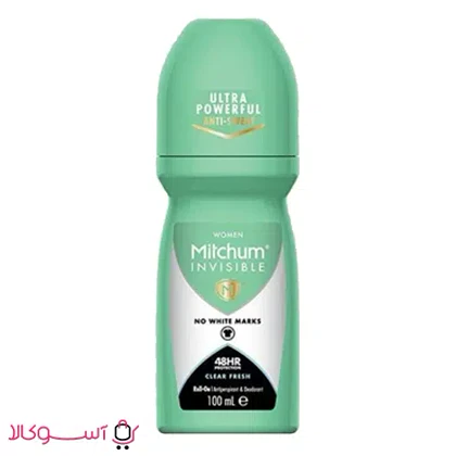 مام رول ضد تعریق زنانه میچام مدل clear fresh حجم 100 میل