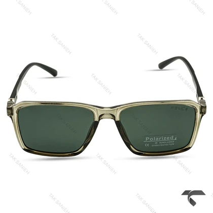 عینک پلیس مردانه RE2590-6 دسته 360 درجه سبز Police-10011-G