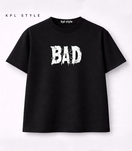 تیشرت باکسی یونیسکس طرح BAD BOY کد 1411