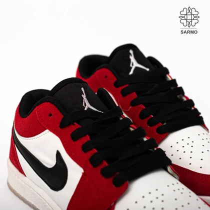 کفش کتانی زنانه جردن 1 قرمز سفید – Air Jordan 1 Low Red White