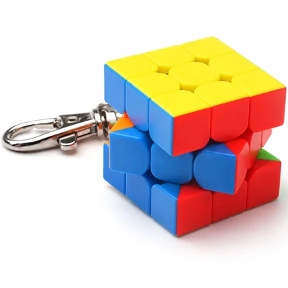 روبیک جاکلیدی 3x3 مویو MoYu مدل میلانگ مینی استیکرلس