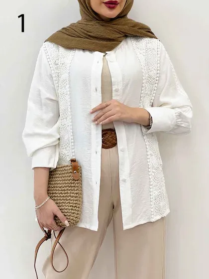 شومیز ترکیبی دانتل