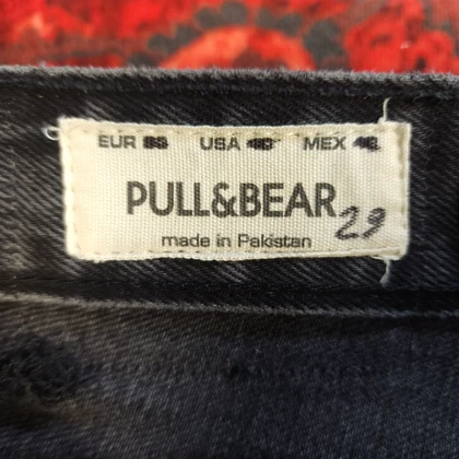 شلوار جین نیم بگ pull & bear بدون جنسیت کد 378