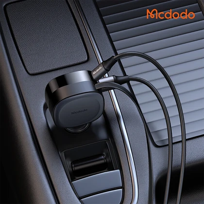 شارژر فندکی فست شارژ مک دودو MCDODO مدل CC-156 توان 75 وات با کابل