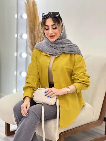 مانتو دو جیب ترنگ