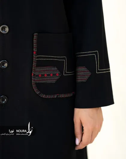 مانتو شلوار آرزو مشکی