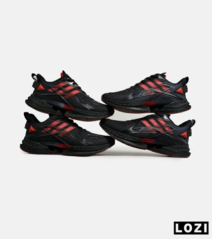 کفش کتانی مردانه و زنانه مشکی قرمز Adidas SUPERNOVA 3