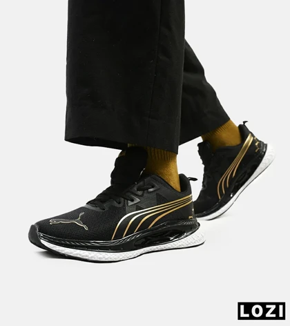 کفش کتانی ورزشی مشکی طلایی مردانه و زنانه PUMA