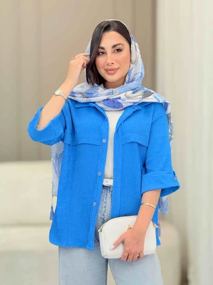 مانتو آستین پاکتی جلو ژیله