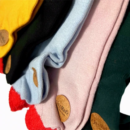 جوراب مچی نخی_پشت پا قلبدار موهر