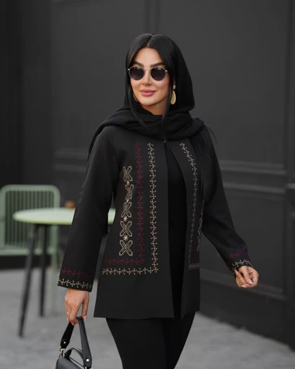 مانتوگلدوزی آینور کد 2982