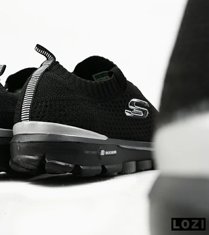 کفش کتانی بزرگ پا مشکی اسکیچرز SKECHERS