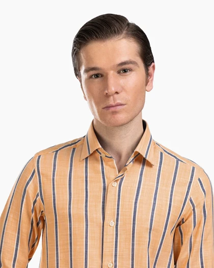 پیراهن مردانه راه راه کد 1848