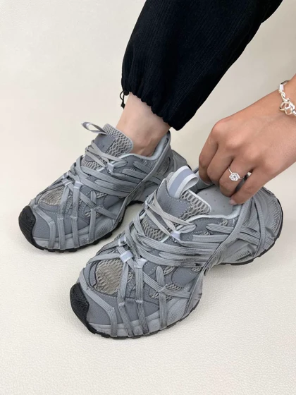 کتانی زنانه بالنسیا گا اسپایدر balenciaga spider کد 1242