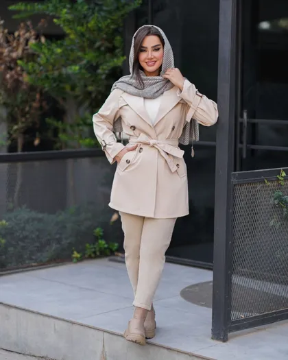 بارانی مدل کوتاه ژیله کوچک کد 734